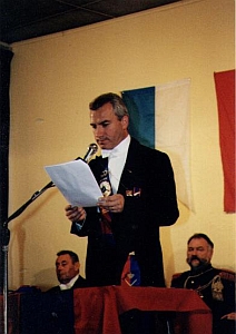 Didier Kinet G�n�ral pr�sident des Francs Arquebusiers de Vis�